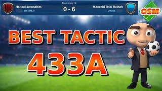 OSM TACTICS - BEST TACTIC 433A 2024 - OFFENSIVE TACTIC