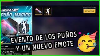 El evento reclama tu PUÑO MAGICOS junto a un nuevo emote para nuestra región FF latam