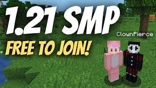 24/7 Joinable Minecraft SMP (PUBLIC) ~ 1.21 Java & Bedrock Survival Server | IP: live.zedarmc.com