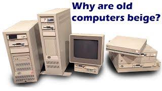 Why are old computers beige?