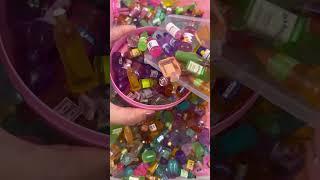 Asmr packing mini resin bottles. #asmr #minibottles #diycrafts