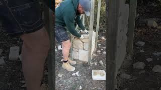 Building the perfect stone letterbox #canberra #landscaping #mason