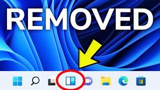 How to Remove the Widgets button in Windows 11