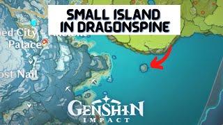 HOW TO GO TO THE SMALL ISLAND IN DRAGONSPINE TO GET THE CRIMSON AGATE | Genshin Impact Secret Island