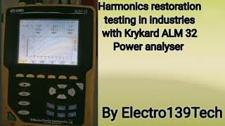 Total Harmonics Destortion (THD) testing in Industries by Harmonic analyser