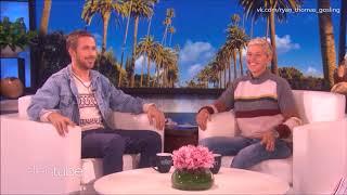 RUS SUB / The Ellen Show / Эллен запрыгивает на руки Райана Гослинга (русские субтитры) / 1(4)