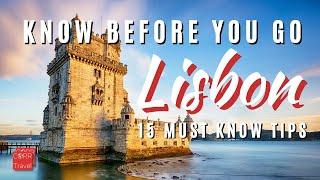 THE Know BEFORE Go Lisbon Travel Guide for Lisbon First Time Travel  | 15 MUST KNOW Travel Tips