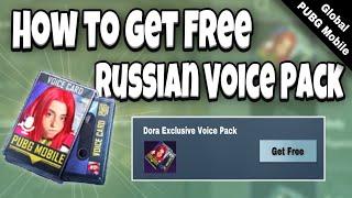 HOW TO GET DORA EXCLUSIVE VOICE PACK PUBG MOBILE