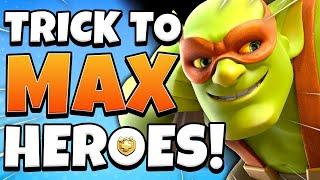 My Secret Formula to Upgrade Heroes Non-Stop to Max in Clash of Clans