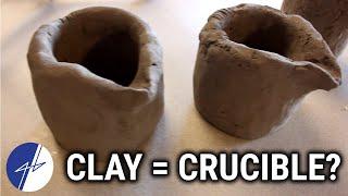 Making A Crucible (Backyard Clay + Sand/Grass)