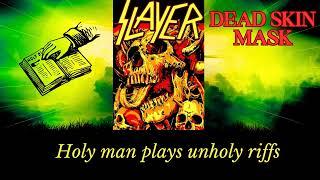 Slayer - dead skin mask #slayer #metal #heavyriffs #guitar