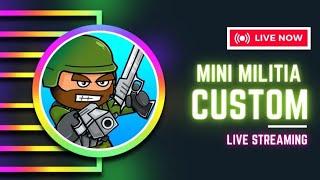 Mini Militia Live Stream ll MM live stream ll UNVISIBLEGUY GAMING YT Is Live