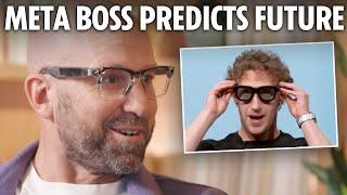 AI future with no phones, mind-controlled ovens and virtual $1 TVs predicts Meta’s top VR boss ‘Boz’