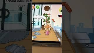 Life footage of me getting to school #tocaadventure #toca #kidsgames #tocaworld #funny