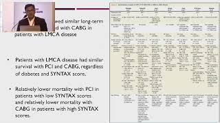 Session 21: CABG Vs PCI in LM & MVD PCI - Evidences & Reality -Dr  Nur Alam