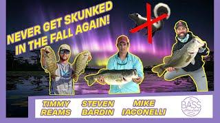 How do you salvage the day in fall? (ft. Mike Iaconelli, Steven Bardin, and Timmy Reams)