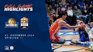 SKYLINERS vs. ratiopharm ulm - Full Game Highlights - Spieltag 12, 2024/25