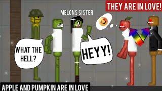 Apple And Pumpkin Are In Love With Melons SISTER!? Melon Playground