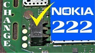 Nokia 222 (RM-1136 ) change Connector / Nokia 222 (RM-1136 ) замена коннектора