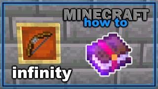 How to Get and Use Infinity Enchantment in Minecraft! | Easy Minecraft Tutorial