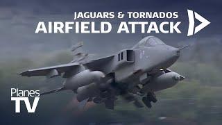 Low Level Jaguar & Tornado Airfield Attack Woodford 1996