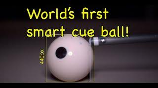 This smart cue ball lets you know where you hit the ball exactly--World's first Digiball