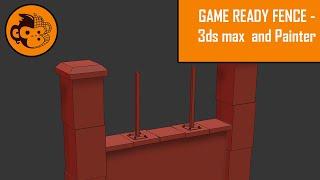 Modular Fence - 3ds max and Painter Tutorial