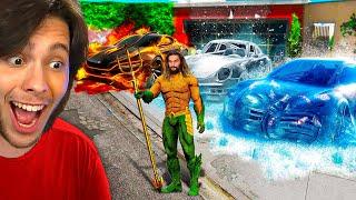 COLECIONEI CARROS ELEMENTARES DO AQUAMAN no GTA 5!!