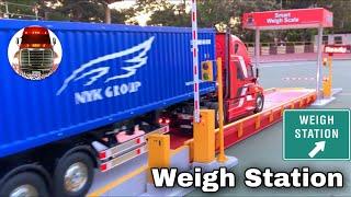 Rc 1/14 WEIGH STATION for Tamiya Trucks | SCANIA Cascadia Man all trucks