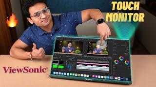 My New Touch Screen Monitor  | ViewSonic TD2455 Review | IPS Touch Monitor  | Tech Unboxing ️