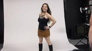 Actress and Model Brandi Mosko Photoshoot - Behind The Scenes