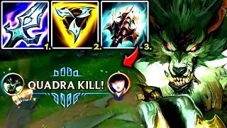 WARWICK TOP IS STUPIDLY STRONG & THIS IS NOT FAIR (QUADRA KILL) - S14 Warwick TOP Gameplay Guide