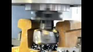 TOS KURIM - milling of rail shape head