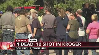 1 dead, 12 wounded in Kroger grocery store shooting in Collierville, Tenn.; Shooter dead