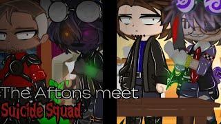 THE AFTONS MEET SU¡CIDE SQUAD | Original? ️ | FNaF × SS [Netflix] | MY AU | GlamMike + NightMike AU