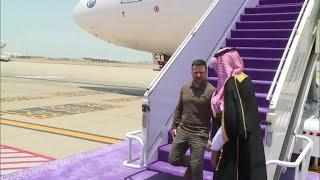 Zelensky arrives in Saudi Arabia for Arab League summit | AFP