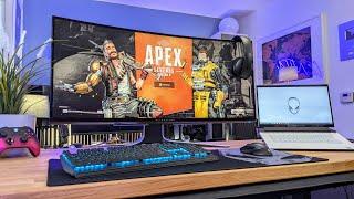 My GREATEST Laptop Gaming Setup Ever!!!  Ultrawide Alienware M15 r4! | AD