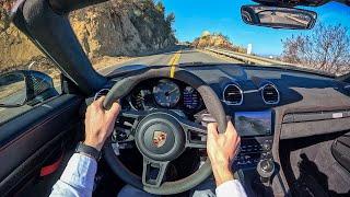 2024 Porsche 718 Spyder RS - POV Test Drive (Binaural Audio)