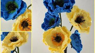 How to crochet Oriental Poppy (Ukraine Poppy) - ep.3/ Cum crosetam Mac Oriental - ep.3