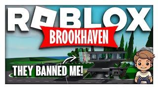 I Got BANNED from a Party House in Brookhaven! #roblox #brookhaven #shorts