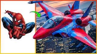 AVENGERS But Fighter Jets ️: Marvel & DC Heroes Take to the Skies  