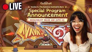 5.1 SPECIAL PROGRAM Livestream Watch Party! | Genshin Impact 5.1