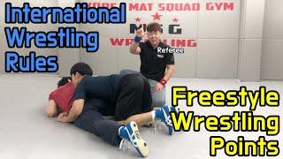 Freestyle Wrestling International Rules and Points explained by a referee