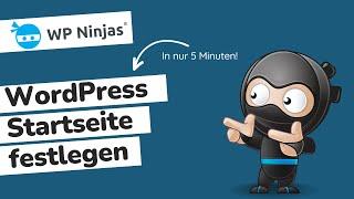 WordPress Startseite festlegen – die einfache 5-Minuten-Anleitung für Anfänger