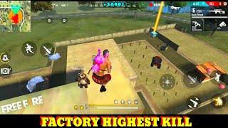 GARENA FREE FIRE FACTORY FIGHT BOOYAH - FF FACTORY ROOF CHALLENGE VIDEO- FACTORY FREE FIRE GAME KING