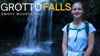 Smoky Mountain Waterfall You Can Walk Behind | Running Into Youtubers on Trail