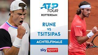 Rune  - Tsitsipas  - Achtelfinale | BNP Paribas Open 2025 | Highlights - Sky Sport Tennis