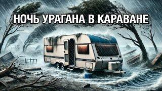 Ночь урагана ️ в автодоме караване | Продолжение ремонта санузла и прочие восстановительные работы