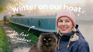 the magic (and challenges) of winter • living on a narrowboat