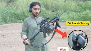 M4 Carbine + Drum Magazine Testing 100 Rounds/ Technical Weapons